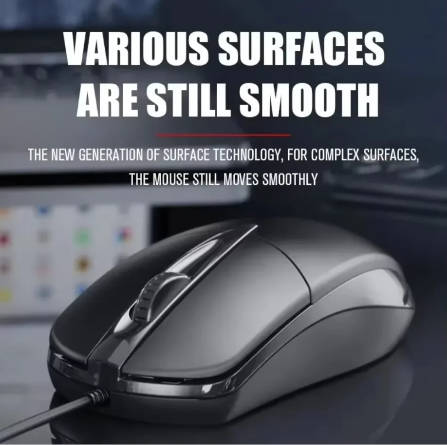 USB Optical Wired Mouse Laptop Home Office Mouse Anti Slip Roller 3D 1200DPI Game Mause Computer Accessories For PC Desktop - AliExpress 7 - Image 3