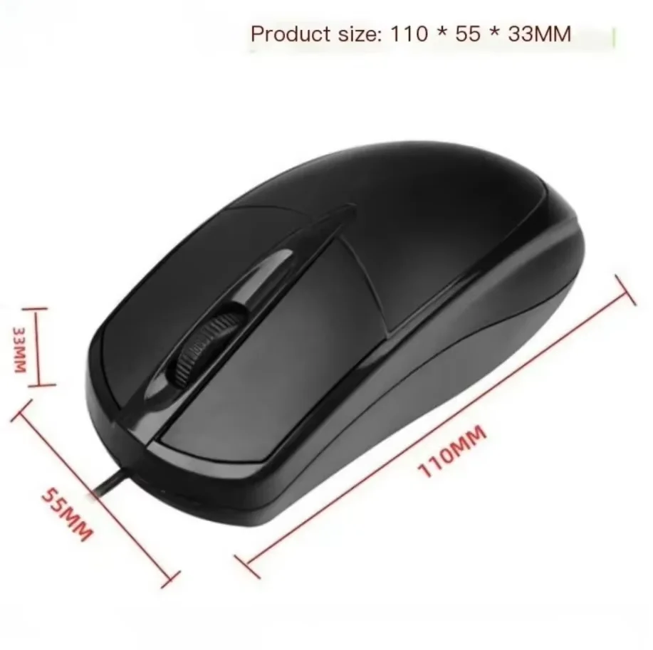 USB Optical Wired Mouse Laptop Home Office Mouse Anti Slip Roller 3D 1200DPI Game Mause Computer Accessories For PC Desktop - AliExpress 7 - Image 6