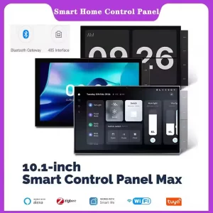 10.1" Tuya Smart Home Control Panel Multipurpose Touch Screen Built-in Zigbee Hub Alexa Building Intercom Support WiFi