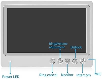 QAXRZCUCD 9 Inch Fingerprint RFID Card Wireless Wifi Video Door Phone Doorbell Intercom System Smart Life Remote Unlocking For Home Sharp Live View Amazon.co.uk: DIY & Tools - Image 3