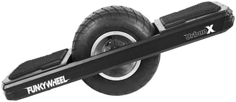 iCan Products FunkyWheel One Wheel Electric Skateboard 700W Motor, 20km/h Top Speed, 18-25km Range, 249Wh Lithium Battery, 11 Inch Tyre, Self Balancing Board 120kg Max Capacity