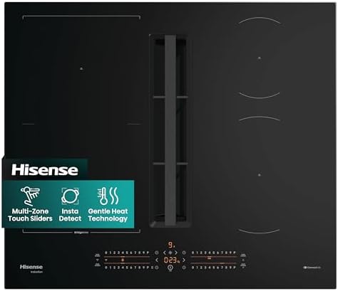 Hisense Hi6 HEH6432BSCWF 60cm Venting Induction Hob - Black - For External/Recirculation Ventilation - Image 4