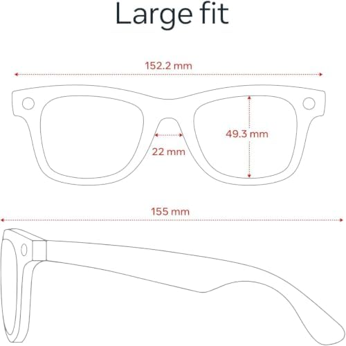 RAY-BAN Meta Gen 2 Wayfarer - AI Glasses for Men & Women - Matte Black | 12MP Camera, 3K Ultra HD Video, Voice Command, Open-Ear Audio, 8H Battery, Meta AI App - Transitions® Clear to Grey Lenses Amazon.co.uk: Electronics & Photo - Image 8