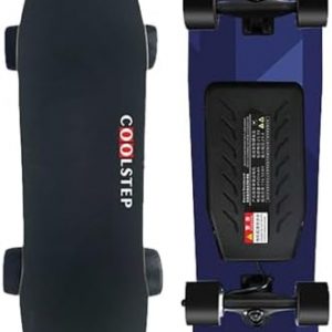 GLWABOMARS Electric Skateboard with Remote, 800W Electric Longboard, 26 Mph Top Speed & 16 Miles Range, Max Load 300lbs, Safety Sandpaper, Suitable for Adults & Teens Beginner Dualdrive-D
