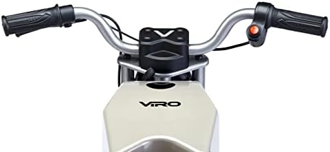 Viro Rides Cafe Racer - Motorized Electric Mini-Bike with Rechargeable Battery, Working LED Lights, & Instrument Panel - Parent-Controlled Speed Limiter - 6-Mile Range - For Kids Ages 8+ - Image 10