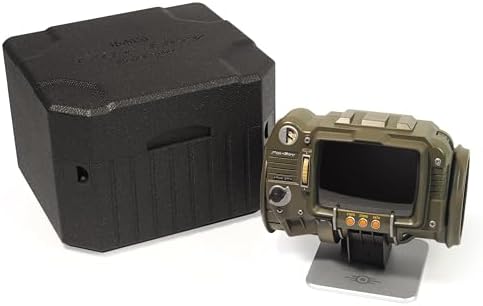 The Wand Company Pip-Boy 3000 Fallout 3 New Vegas Die-Cast Replica FM Radio and Alarm Clock LCD Screen with Memory Foam Cuff and Stand Officially Licensed by Bethesda Amazon.co.uk: Toys & Games - Image 8