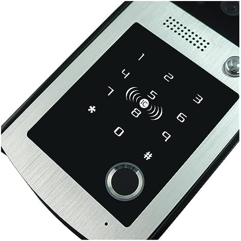 QAXRZCUCD 9 Inch Fingerprint RFID Card Wireless Wifi Video Door Phone Doorbell Intercom System Smart Life Remote Unlocking For Home Sharp Live View Amazon.co.uk: DIY & Tools - Image 5