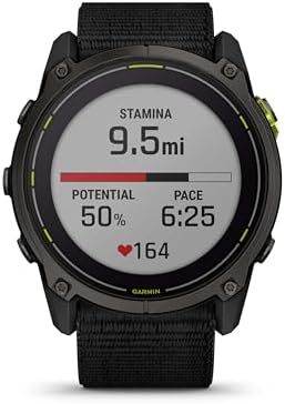 Garmin Enduro 3, Solar, Sapphire (Carbon Gray) Smartwatch Bundle | For Running, Training & Health | 90-Day Battery | Built-In Flashlight | Detailed Mapping | Carbon Gray DLC Titanium Amazon.co.uk: Electronics & Photo - Image 2