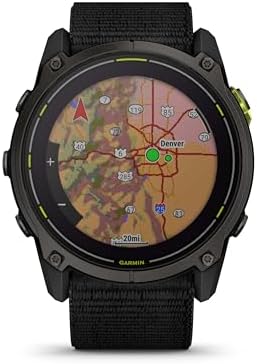 Garmin Enduro 3, Solar, Sapphire (Carbon Gray) Smartwatch Bundle | For Running, Training & Health | 90-Day Battery | Built-In Flashlight | Detailed Mapping | Carbon Gray DLC Titanium Amazon.co.uk: Electronics & Photo - Image 5