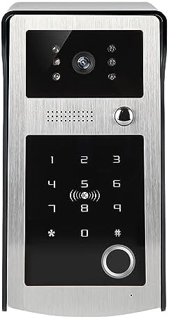 QAXRZCUCD 9 Inch Fingerprint RFID Card Wireless Wifi Video Door Phone Doorbell Intercom System Smart Life Remote Unlocking For Home Sharp Live View Amazon.co.uk: DIY & Tools - Image 4