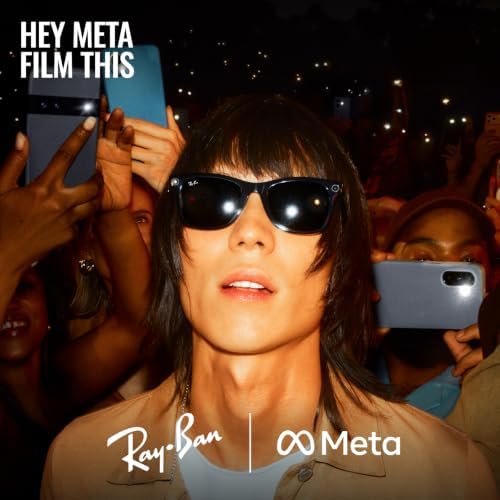 RAY-BAN Meta Gen 2 Wayfarer - AI Glasses for Men & Women - Matte Black | 12MP Camera, 3K Ultra HD Video, Voice Command, Open-Ear Audio, 8H Battery, Meta AI App - Transitions® Clear to Grey Lenses Amazon.co.uk: Electronics & Photo - Image 5