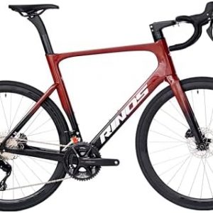 Rinos Road Bike Odin 4.1 700C with 105 R7120 24-Speed and Carbon Wheels (S (52cm))