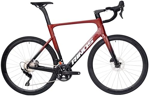Rinos Road Bike Odin 4.1 700C with 105 R7120 24-Speed and Carbon Wheels (S (52cm))