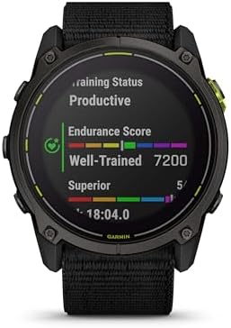 Garmin Enduro 3, Solar, Sapphire (Carbon Gray) Smartwatch Bundle | For Running, Training & Health | 90-Day Battery | Built-In Flashlight | Detailed Mapping | Carbon Gray DLC Titanium Amazon.co.uk: Electronics & Photo - Image 4