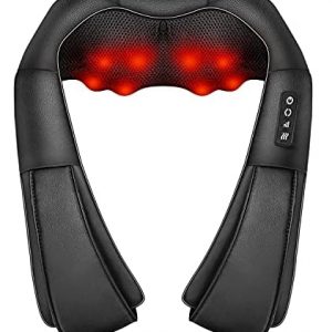 iKristin Shiatsu Shoulder Neck Massager with Heat, Black | 3D Deep Tissue Massage relieves neck, back, shoulder & leg pain. Ideal for home, office & car – gift for women & men, Black  Amazon.co.uk: Health & Personal Care