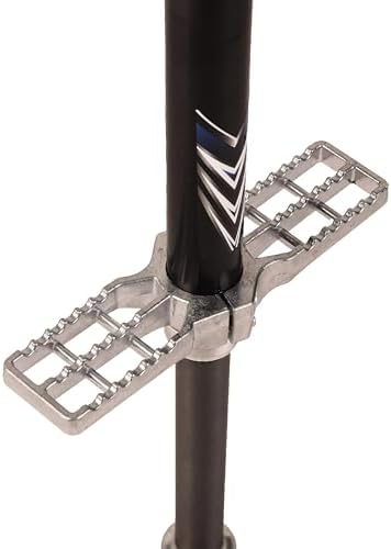 Relaxdays Pogo Stick for Adults, Padded, Non-Slip, Stainless Steel, Up to 110 kg, 122x42x9.5 cm, Black | Padded, outdoor jump bar, non-slip, stainless steel - Image 6