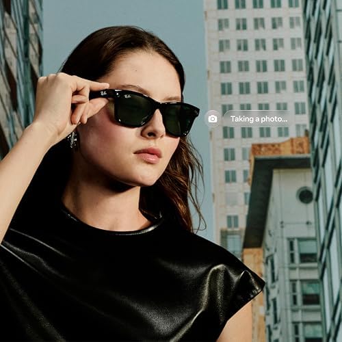RAY-BAN Meta Gen 2 Wayfarer - AI Glasses for Men & Women - Matte Black | 12MP Camera, 3K Ultra HD Video, Voice Command, Open-Ear Audio, 8H Battery, Meta AI App - Transitions® Clear to Grey Lenses Amazon.co.uk: Electronics & Photo - Image 4