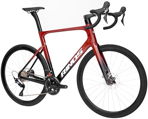 Rinos Road Bike Odin 4.1 700C with 105 R7120 24-Speed and Carbon Wheels (S (52cm)) - Image 2