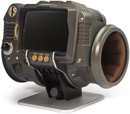 The Wand Company Pip-Boy 3000 Fallout 3 New Vegas Die-Cast Replica FM Radio and Alarm Clock LCD Screen with Memory Foam Cuff and Stand Officially Licensed by Bethesda Amazon.co.uk: Toys & Games - Image 5