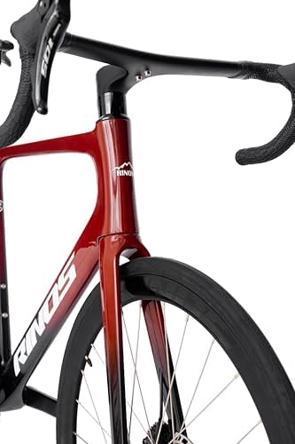 Rinos Road Bike Odin 4.1 700C with 105 R7120 24-Speed and Carbon Wheels (S (52cm)) - Image 7