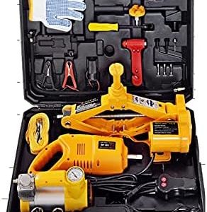 Jack Car Jack, Car Toolbox, Jack, Horizontal, Electric, Car Emergency Kit, Inflatable Tire Change Kit ()  Amazon.co.uk: Automotive
