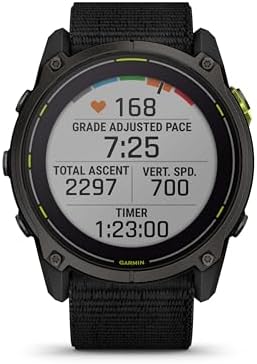 Garmin Enduro 3, Solar, Sapphire (Carbon Gray) Smartwatch Bundle | For Running, Training & Health | 90-Day Battery | Built-In Flashlight | Detailed Mapping | Carbon Gray DLC Titanium Amazon.co.uk: Electronics & Photo - Image 6