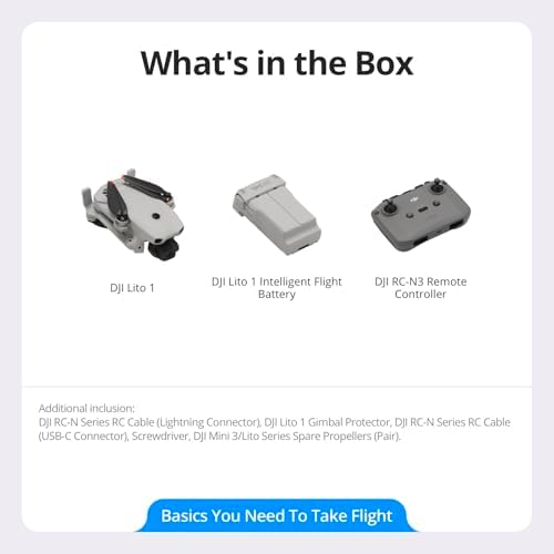 DJI Lito 1, 4K Camera Drone for Beginners, Updated Version of Mini 4K | Obstacle Sensing, ActiveTrack, 4K Video & 8K Image, Suitable for Adults, Lightweight & Foldable, 15km Video Transmission, C0 Amazon.co.uk: Toys & Games - Image 9