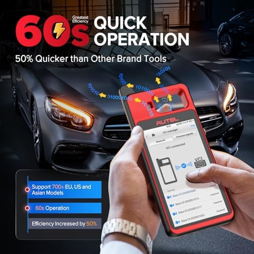 Autel MaxiIM KM100 (X) Scanner, 2026 KM100 with Lifetime Free Updates | Lite of IM508 IM608, Wireless BT Car Diagnostic Scan Tool, 2GB & 64GB Android 9.0, - Image 3