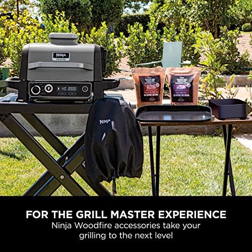 Ninja Woodfire Electric BBQ Grill & Smoker, Portable, Grey/Black, OG701UK, | 7-in-1 Outdoor Grill & Air Fryer, Roast, Bake, Dehydrate, Uses Woodfire Pellets, Weather Resistant, Non-Stick, Electric - Image 16