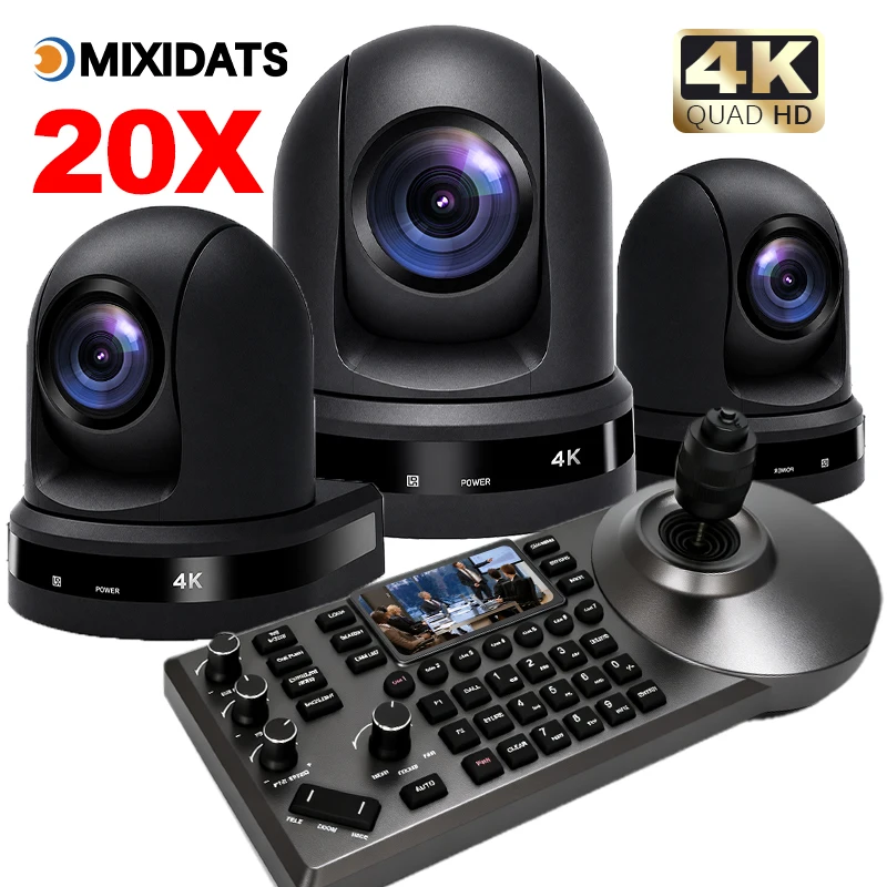 4K NDI PTZ Camera 20X Zoom for Broadcast - Image 4