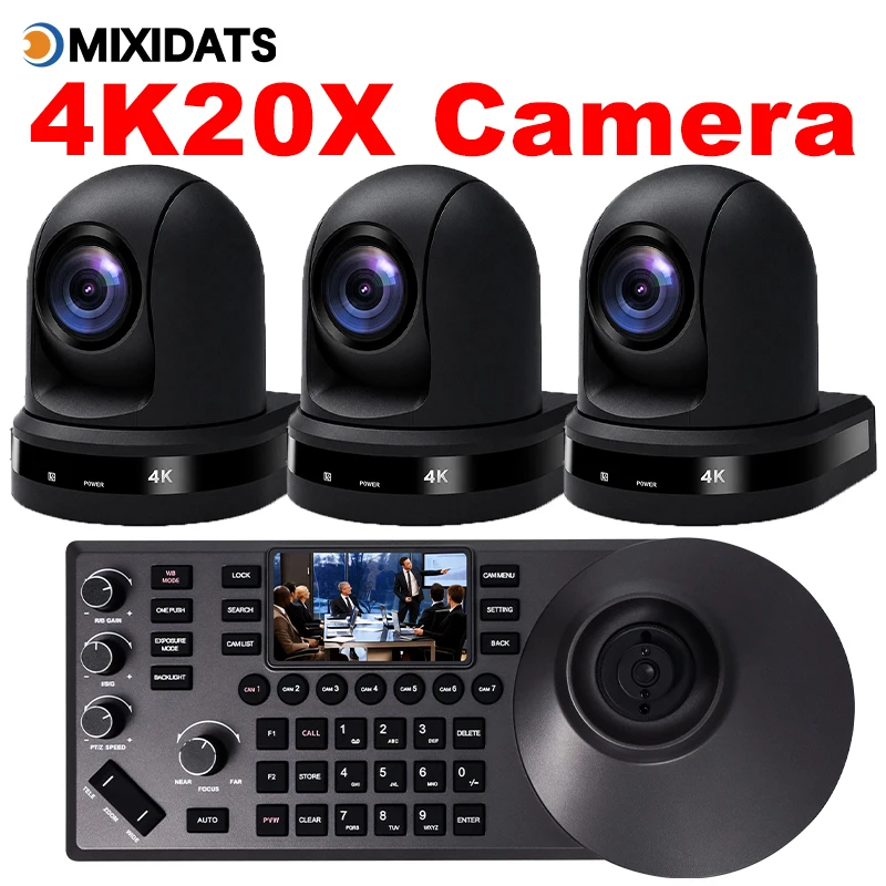 4K NDI PTZ Camera 20X Zoom for Broadcast - Image 5