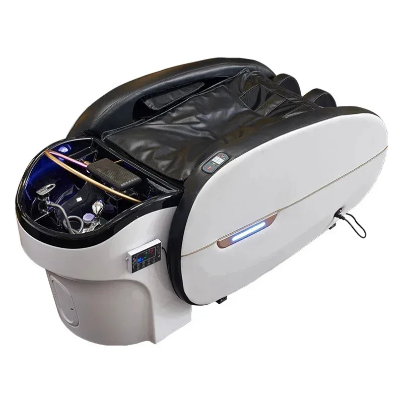 2026 latest Modern intelligent comfortable electric multipurpose hair washing salon table massage shampoo bed - AliExpress 66 - Image 4