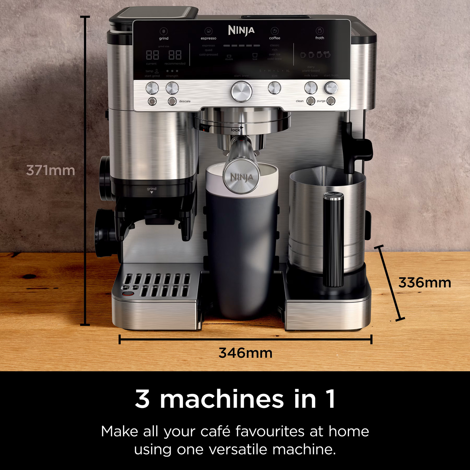 Ninja Luxe Café Premier Espresso Machine | Bean to Cup - Image 5