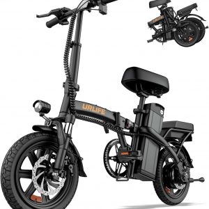 URLIFE 14" Foldable Electric Bike for Adults City Folding E-bike 250W